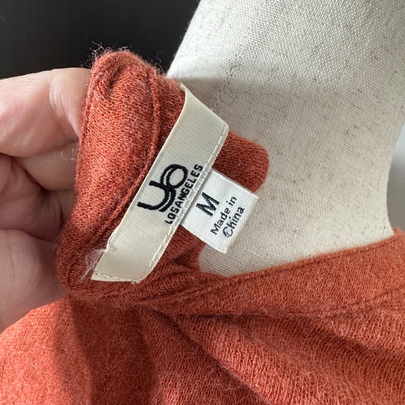 ModCloth Burnt Orange Button Down Winter Dress with Belt - Picture 3 of 4